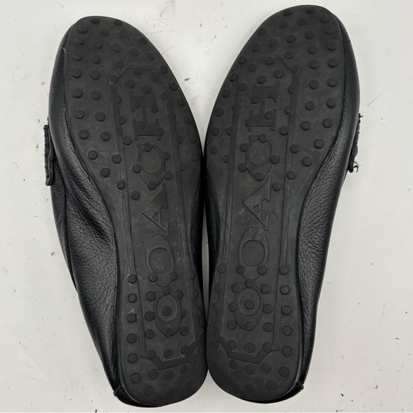 Coach Fredrica Loafer Shoes Black Size 6 - Picture 9 of 9